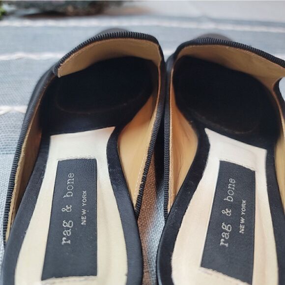 RAG & BONE Sabin Suede & Leather Loafer Slide - Picture 5 of 11